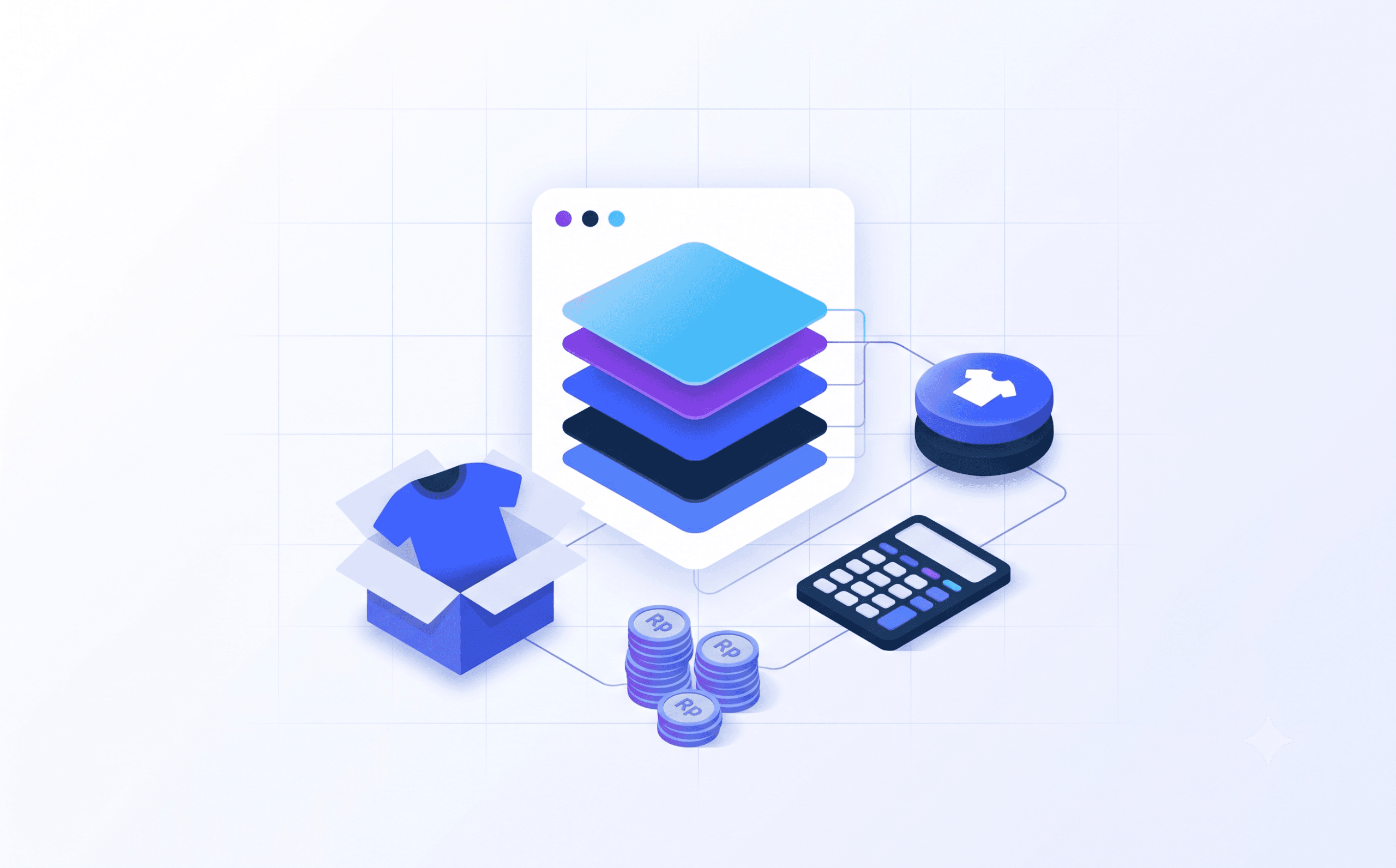 Ilustrasi cara menghitung HPP produk untuk seller marketplace
